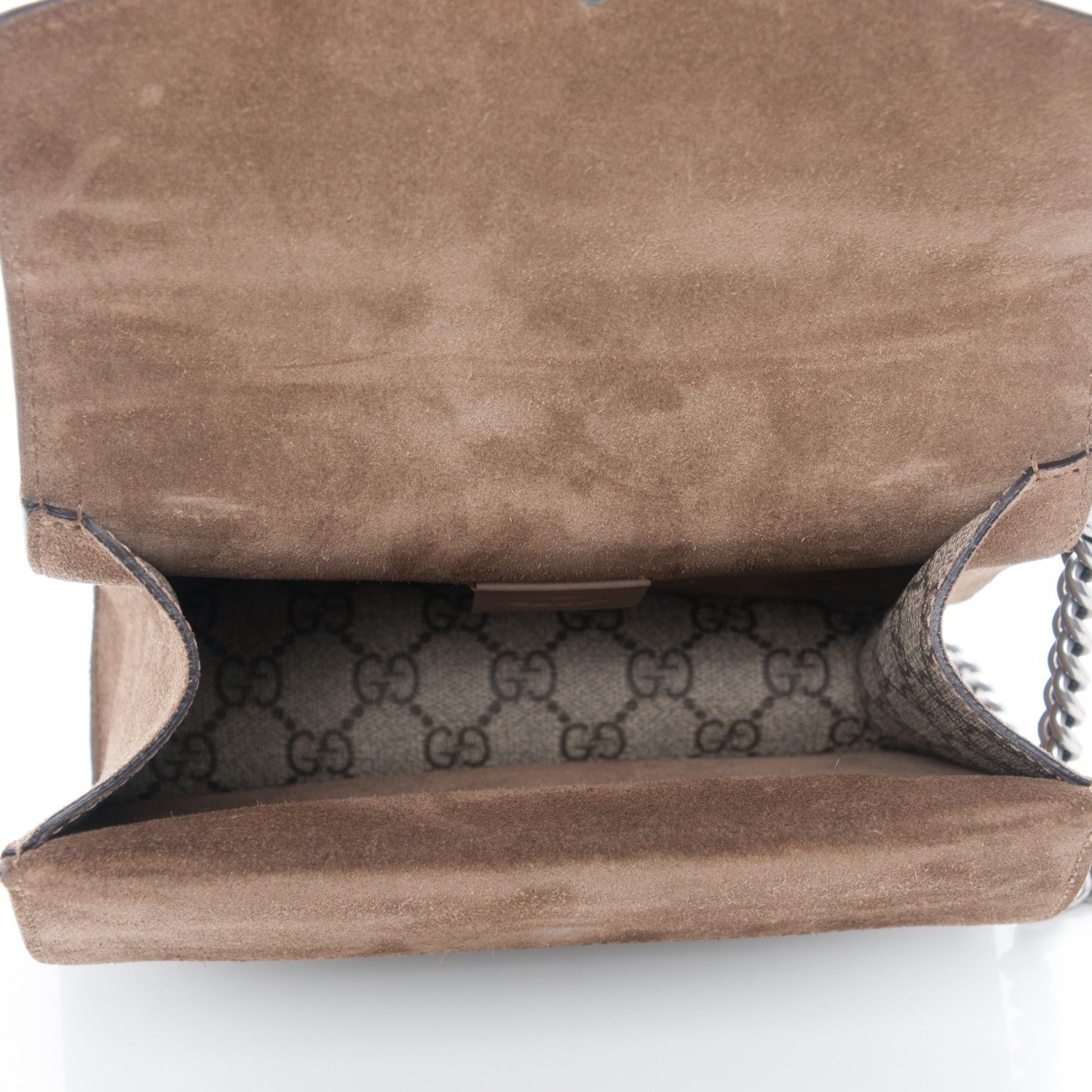 Gucci GG Supreme Monogram Mini Dionysus Shoulder Bag Taupe 6 of 14