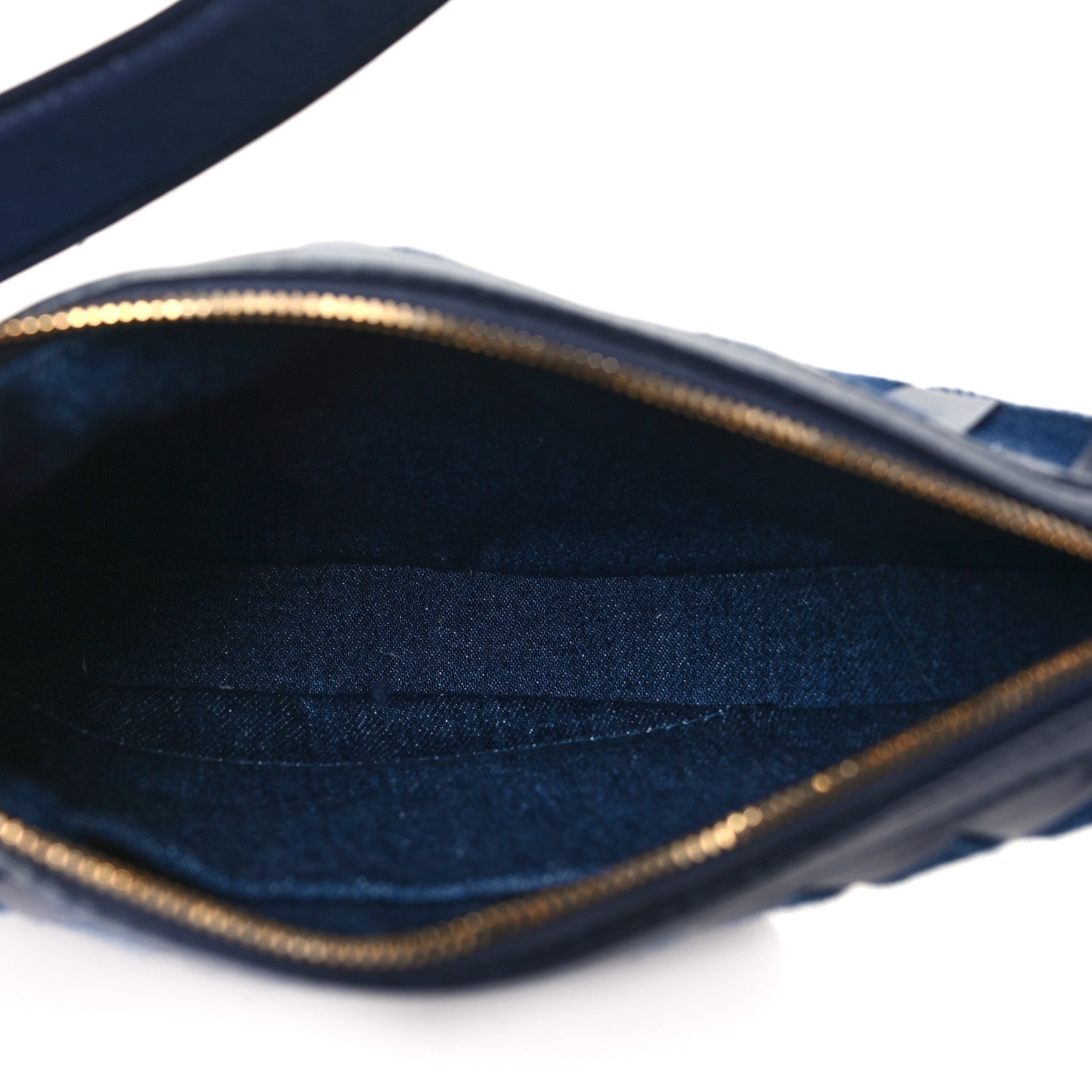 Bottega Veneta Nappa Denim Intrecciato Mini Sunrise Blue 5 of 10