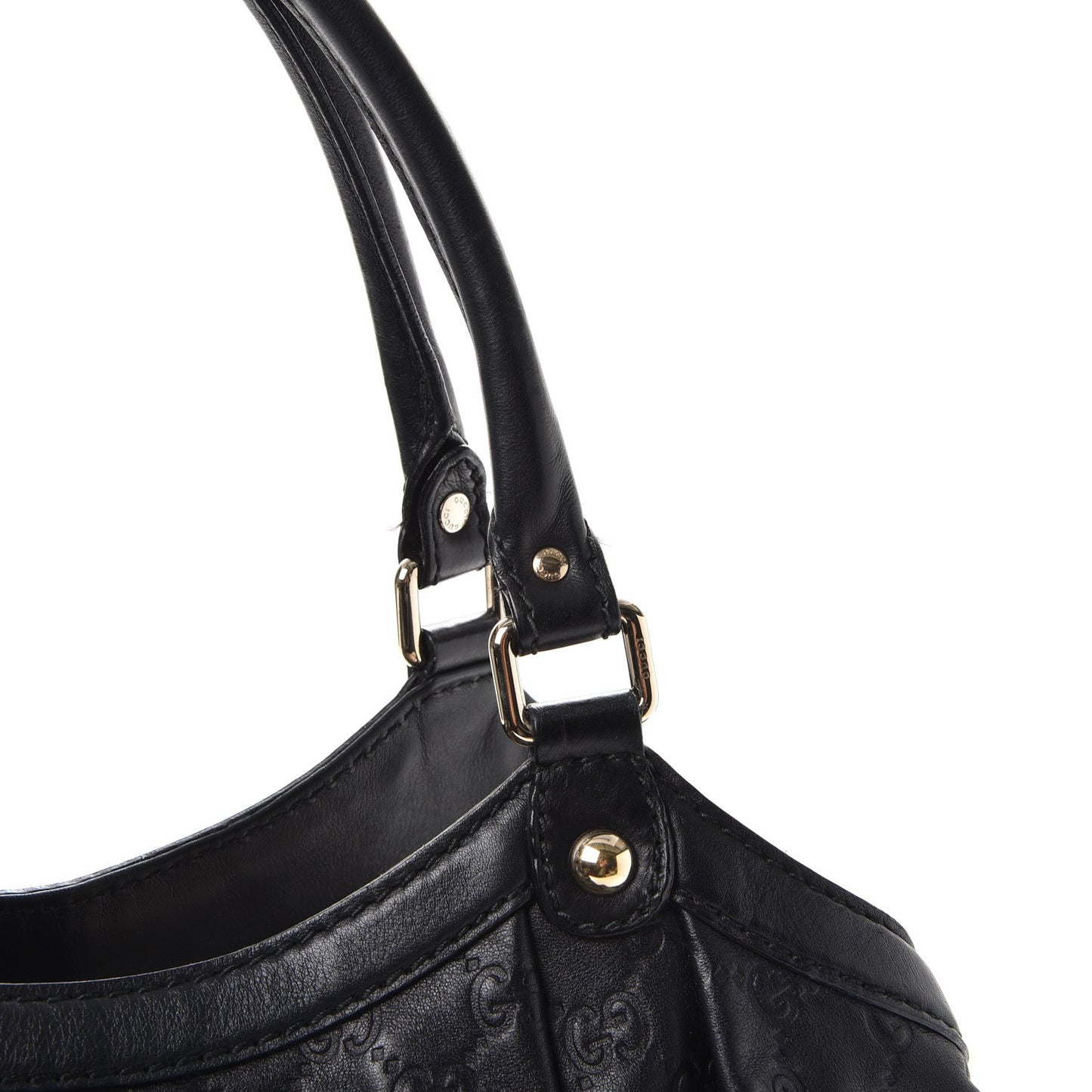 Guccissima Large Sukey Tote Black