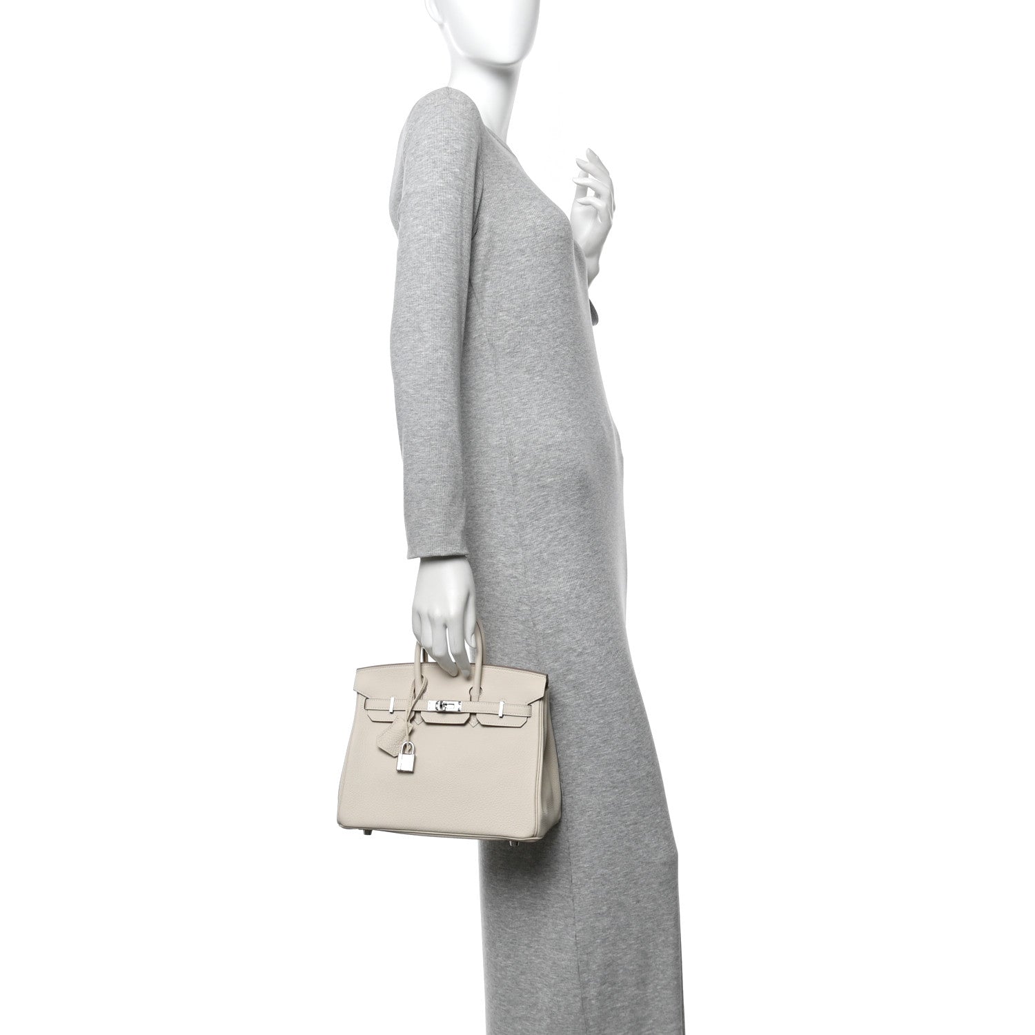 Hermes Togo Birkin 25 Craie 2 of 13
