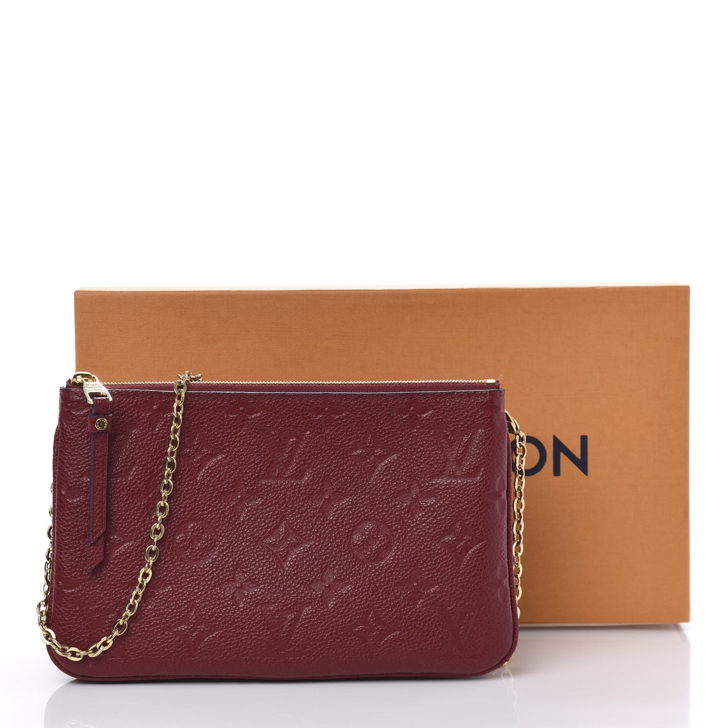 Empreinte Double Zip Pochette Cherry Berry