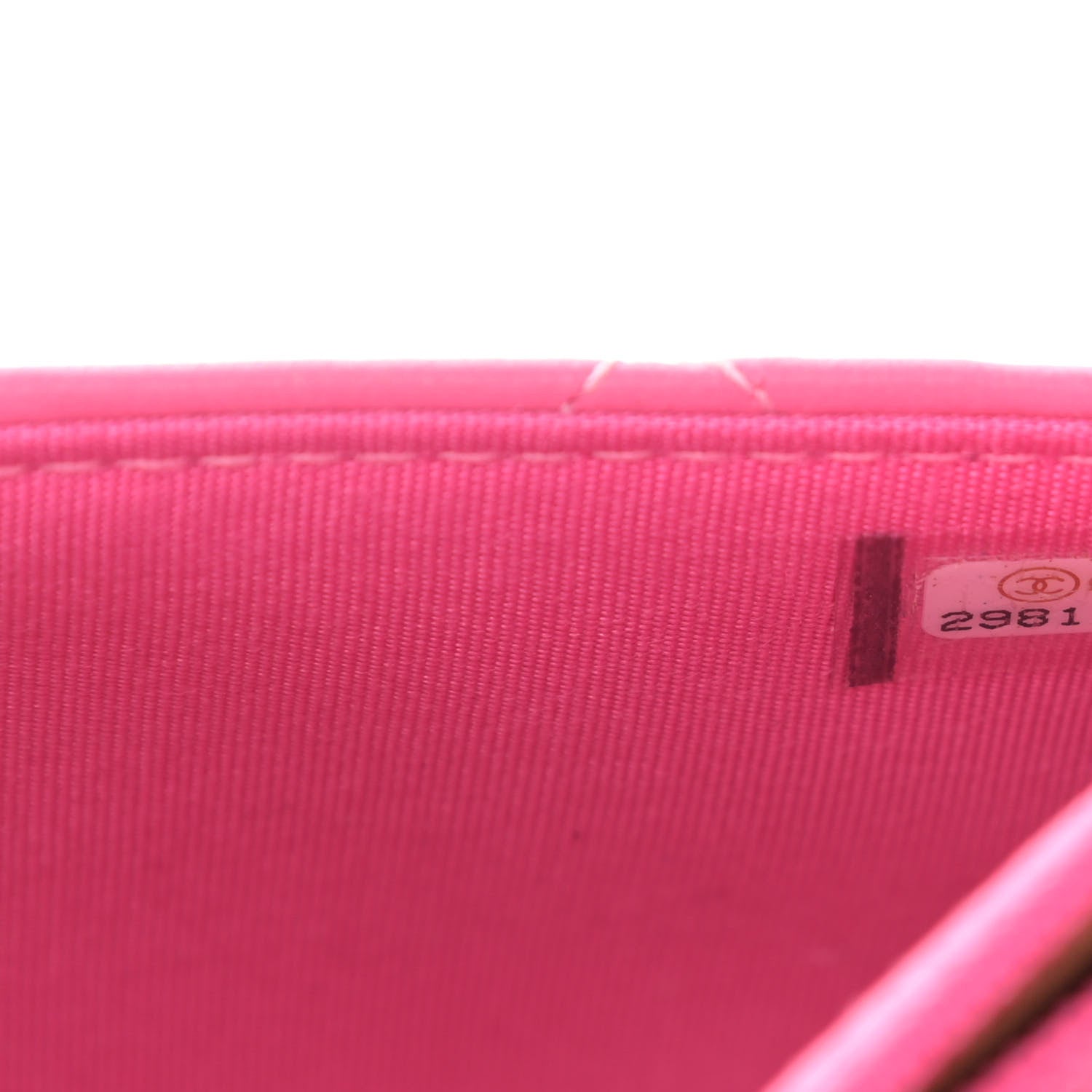 Chanel Lambskin Quilted CC Pearl Crush Wallet on Chain WOC Pink 8 of 13