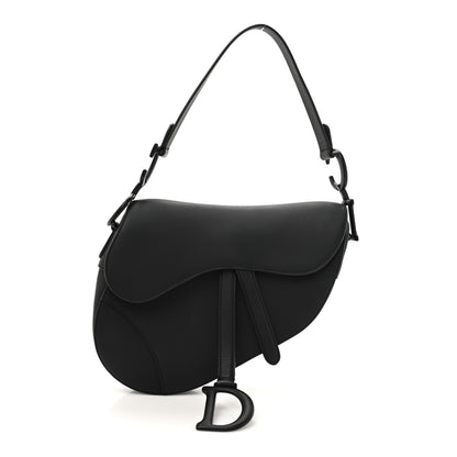 Christian Dior Ultra Matte Calfskin Saddle Bag Black 1 of 13