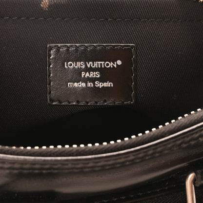 Louis Vuitton Calfskin Cargo Keepall Bandouliere 25 Black 6 of 9