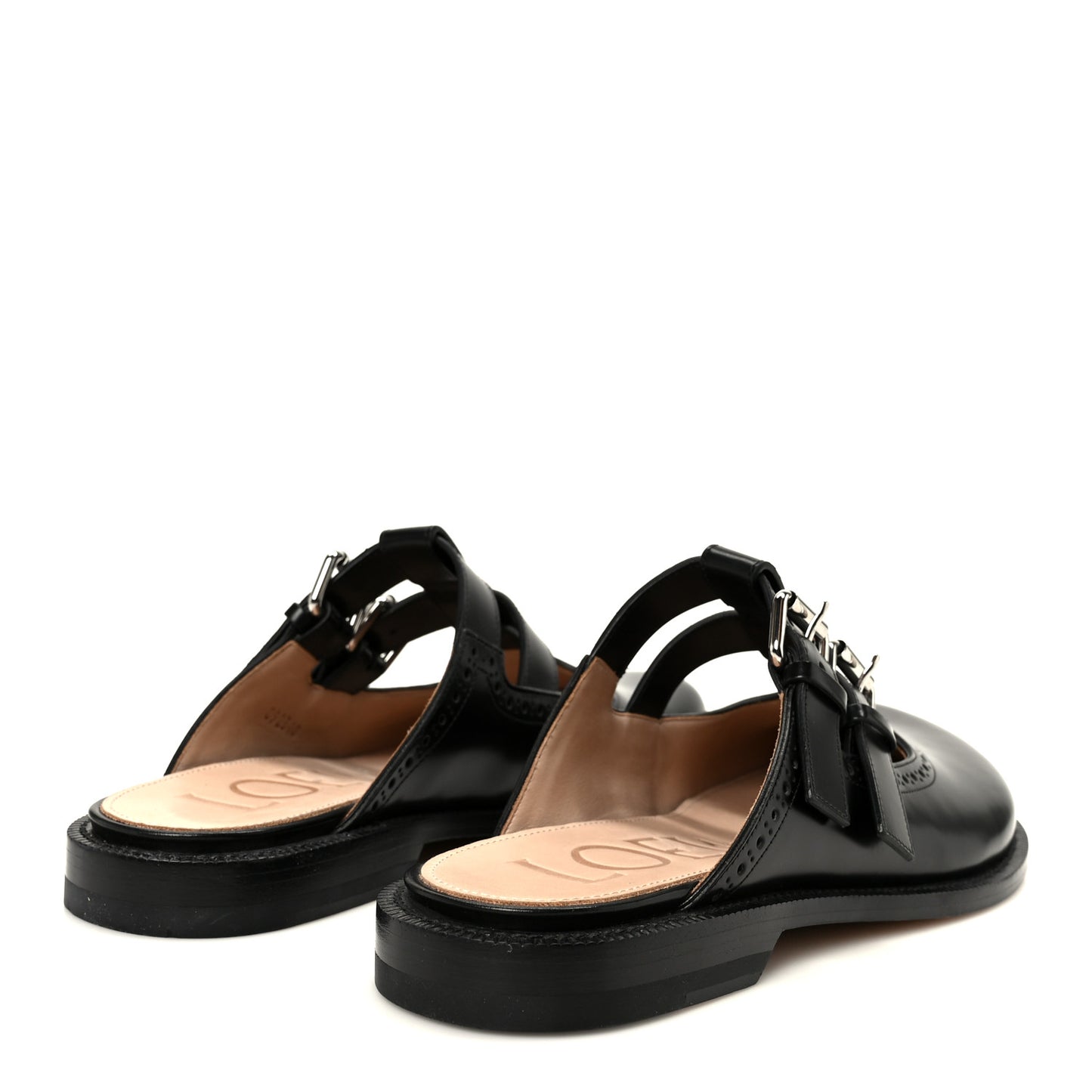 Calfskin Campo Mary Jane Mule 39 Black