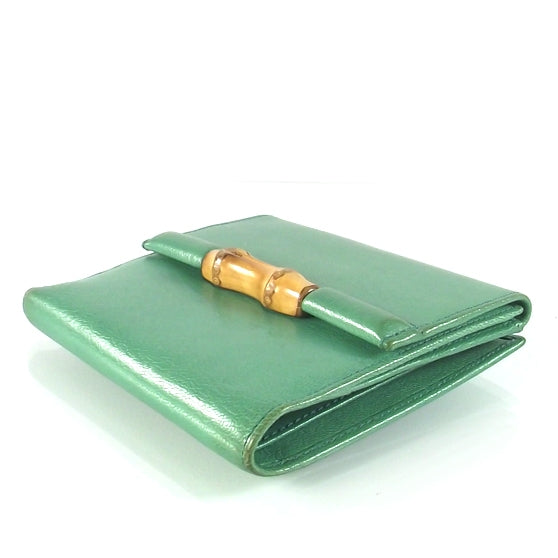 Gucci Leather Bamboo French Wallet 6 of 11