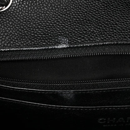 Chanel Caviar Quilted Jumbo Single Flap Black 10 of 10