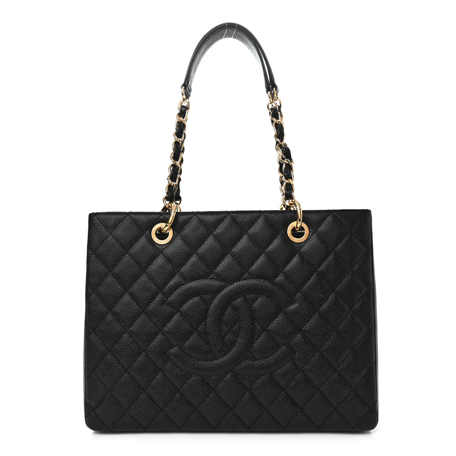 Chanel Caviar Quilted Grand Shopping Tote GST Black 1 of 11