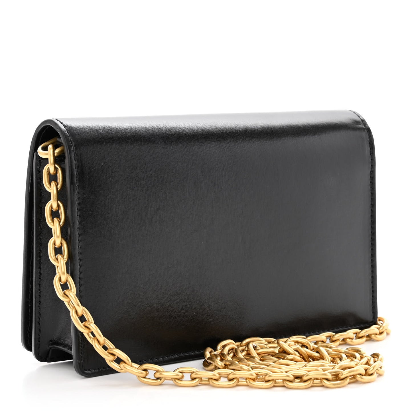 Calfskin Jitney 0.5 Crossbody Bag Black