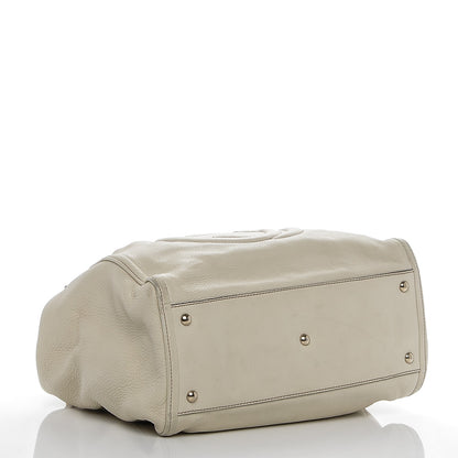 Gucci Pebbled Calfskin Medium Soho Shoulder Bag Off White 4 of 9