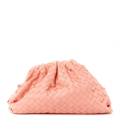Bottega Veneta Nappa Intrecciato Teen Pouch Peach 1 of 10