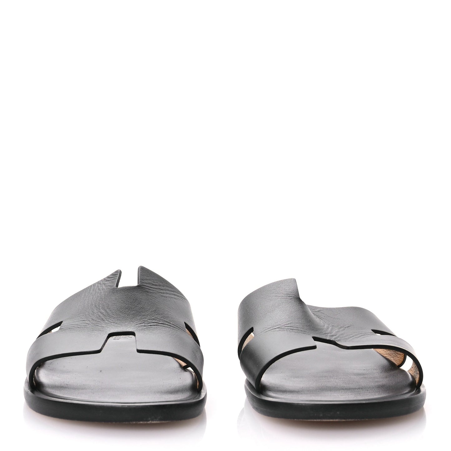 Calfskin Mens Izmir Sandals 42.5 Black