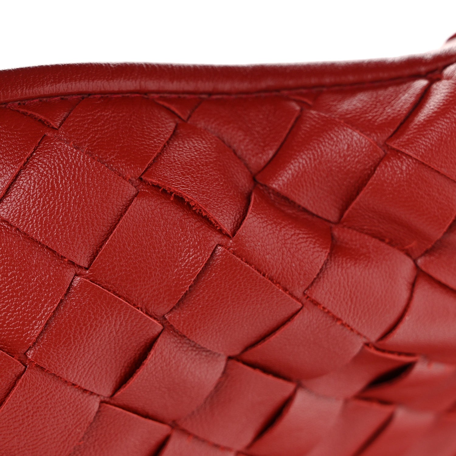Bottega Veneta Calfskin Intrecciato Small Hop Rosewood 1890256