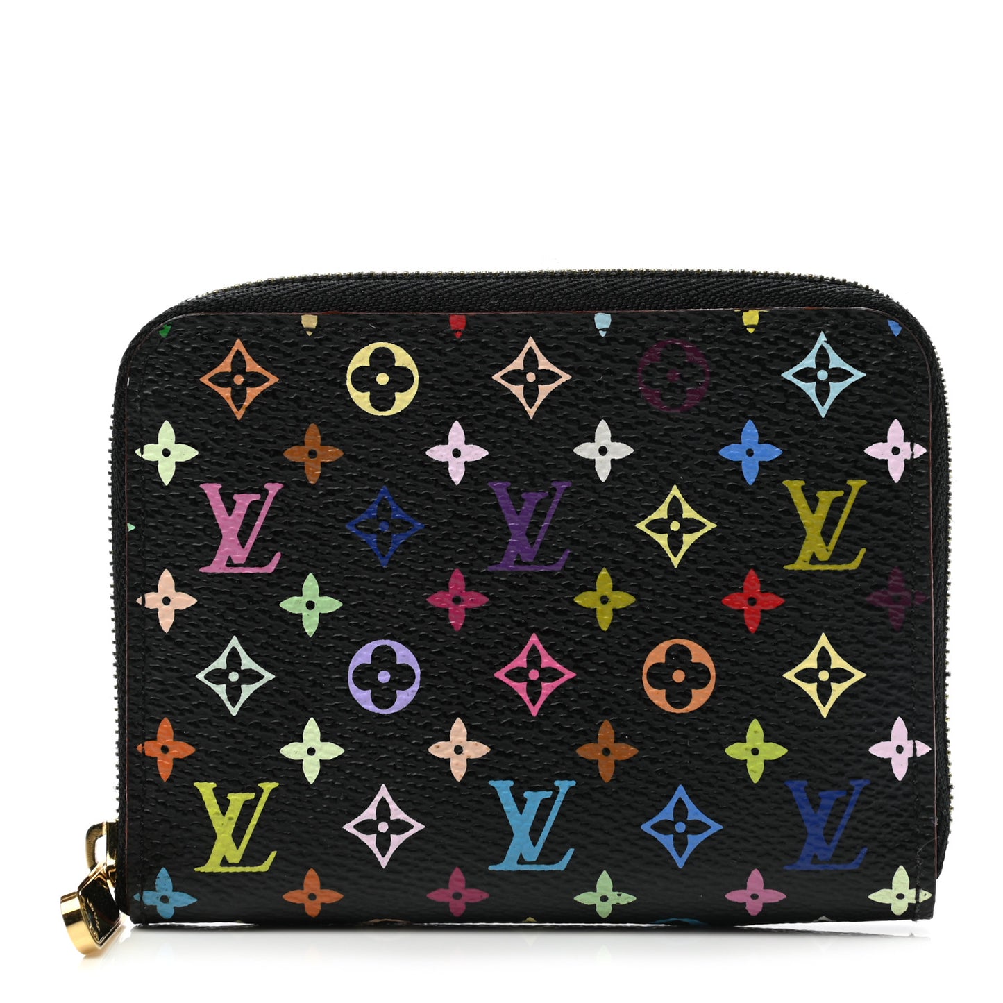 Monogram Multicolor Zippy Coin Purse Black Grenade