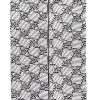 Fendi Silk FF Karligraphy Wrappy Bandeau Grey 2 of 3