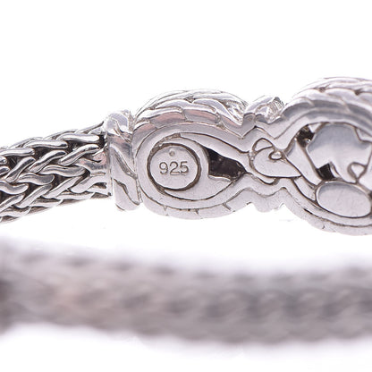 John Hardy Sterling Silver Black Onyx Diamond Batu Sari Bracelet 5 of 6