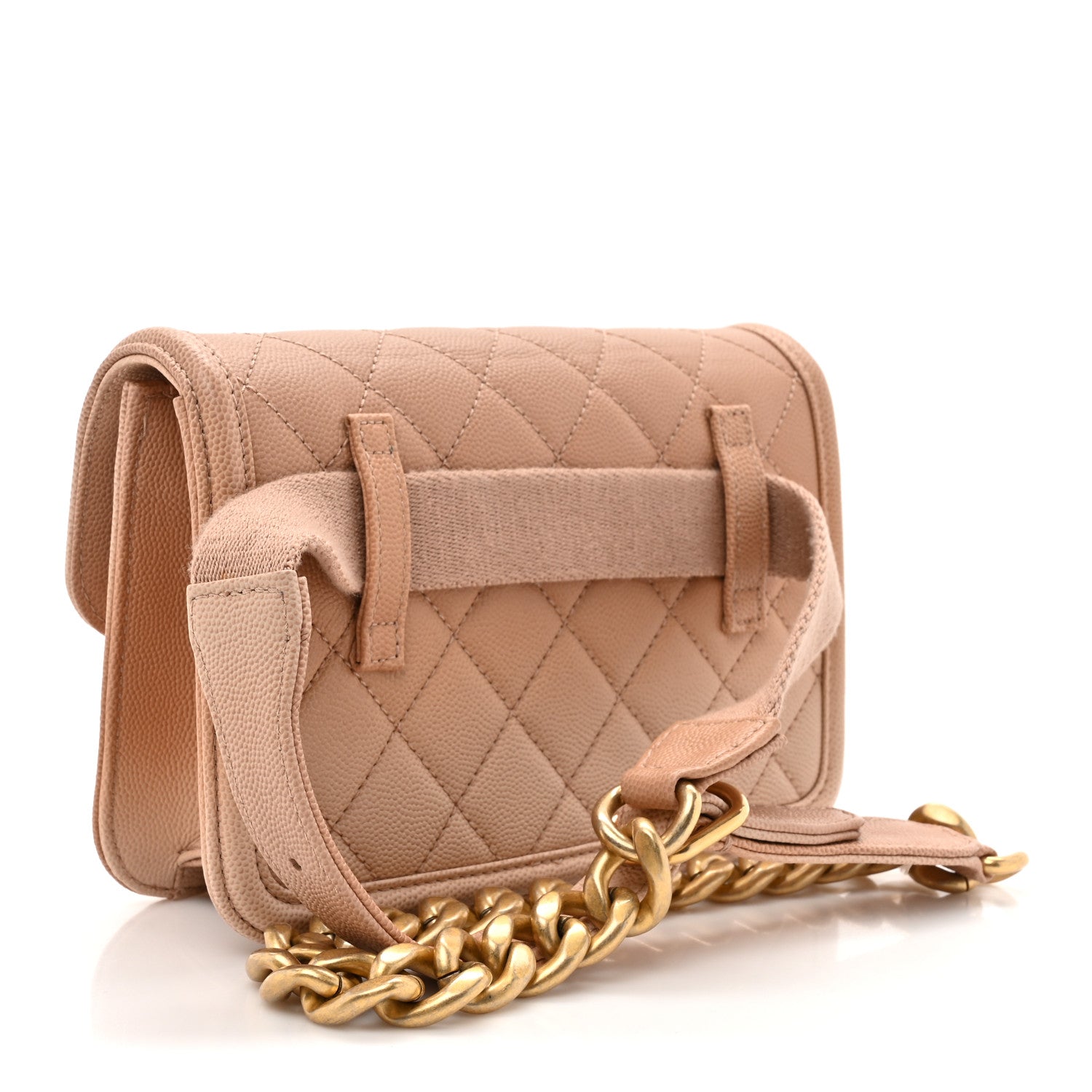 Chanel Caviar Quilted Sunset On The Sea Waist Bag Beige 3 of 10