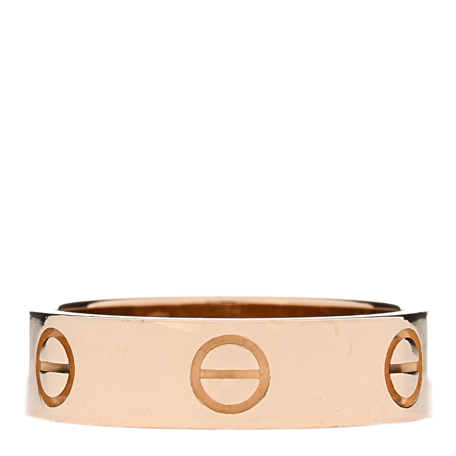 Cartier 18K Yellow Gold 5.5mm LOVE Ring 56 7.75 1 of 5