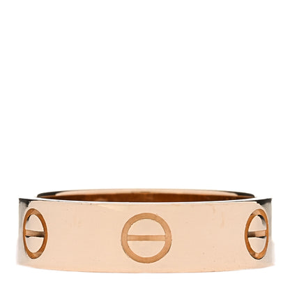 Cartier 18K Yellow Gold 5.5mm LOVE Ring 56 7.75 1 of 5