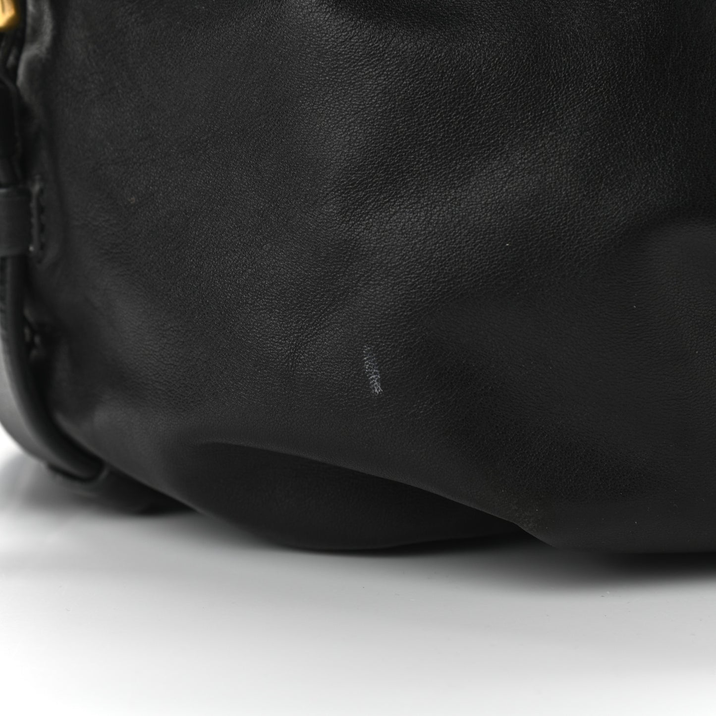 Vitello Soft Shopping Satchel Black
