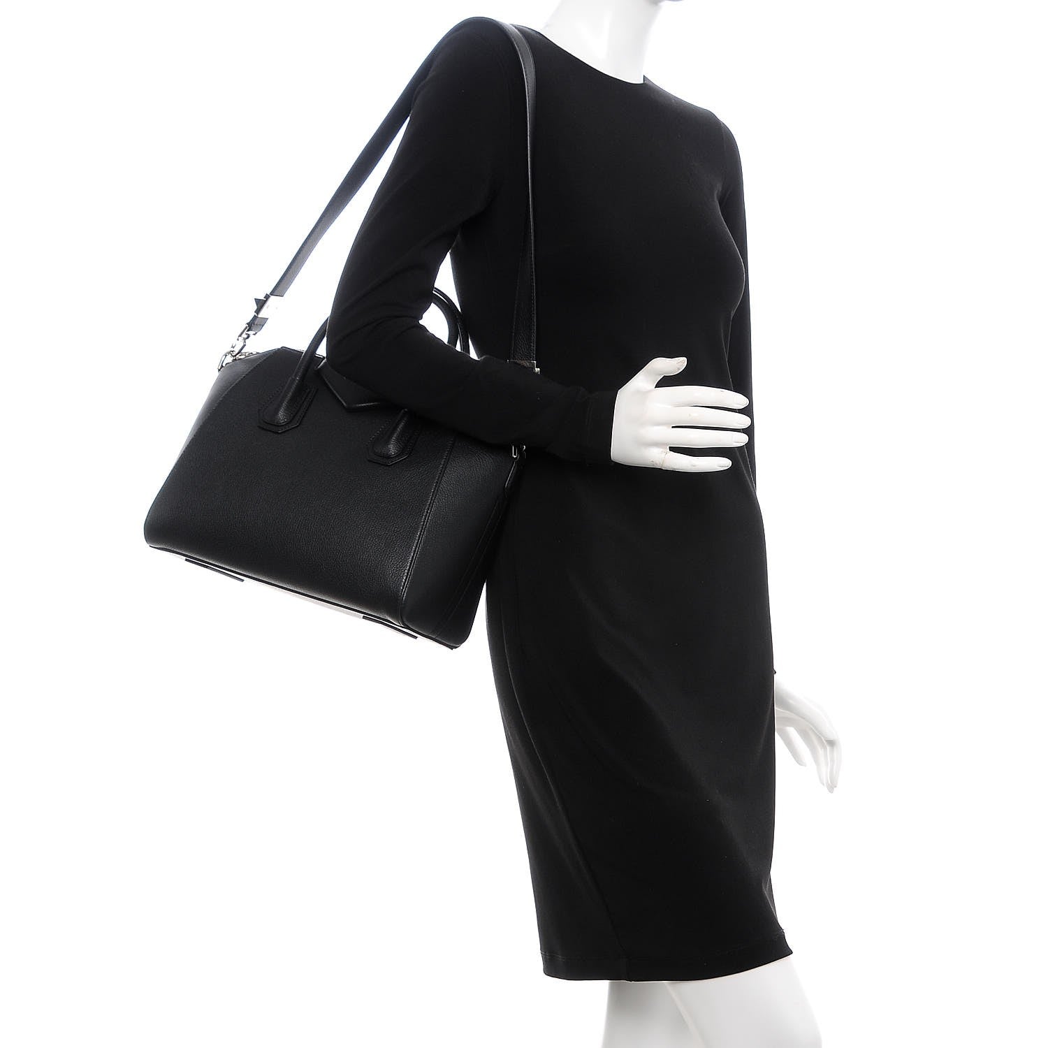 Givenchy Sugar Goatskin Small Antigona Black 2 of 7