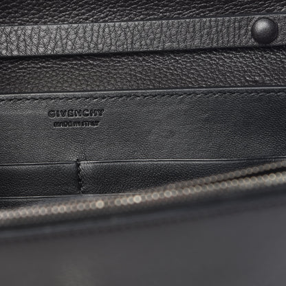 Givenchy Calfskin Shark Lock Chain Wallet Black 8 of 11