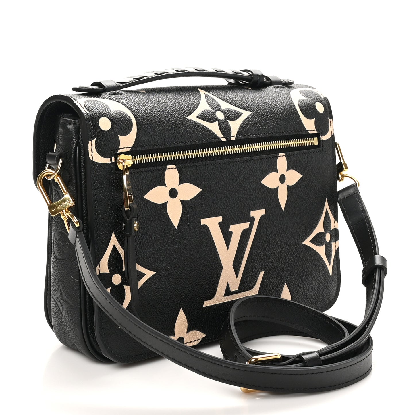 Empreinte Monogram Giant Crafty Pochette Metis Black Creme