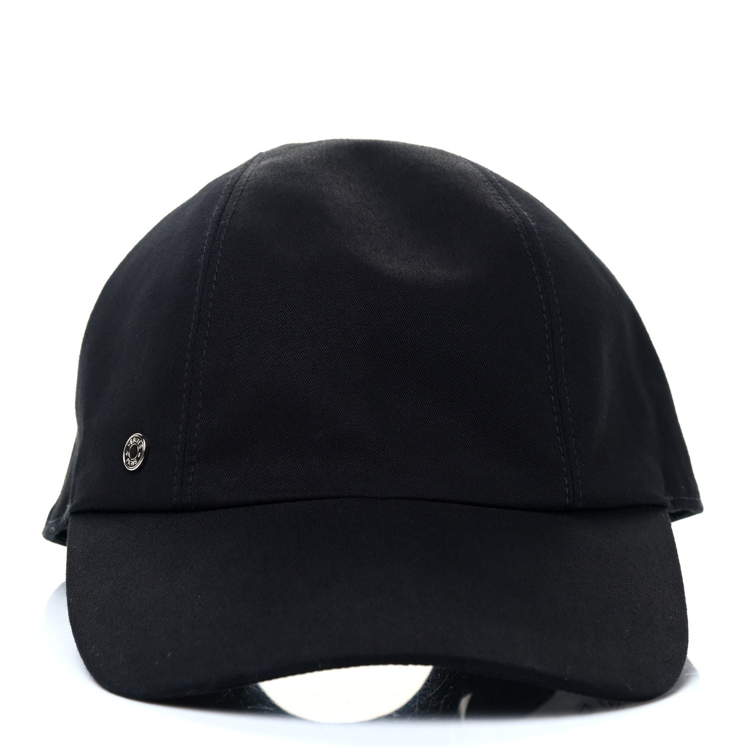 Hermes Cotton Serena Cap 57 Black 2 of 11