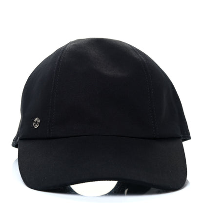 Hermes Cotton Serena Cap 57 Black 2 of 11