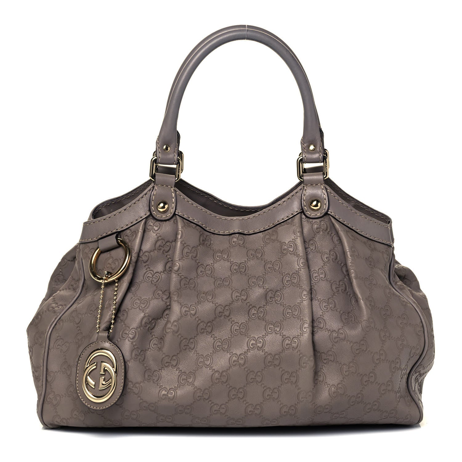 Gucci Guccissima Medium Sukey Tote Taupe 1 of 12