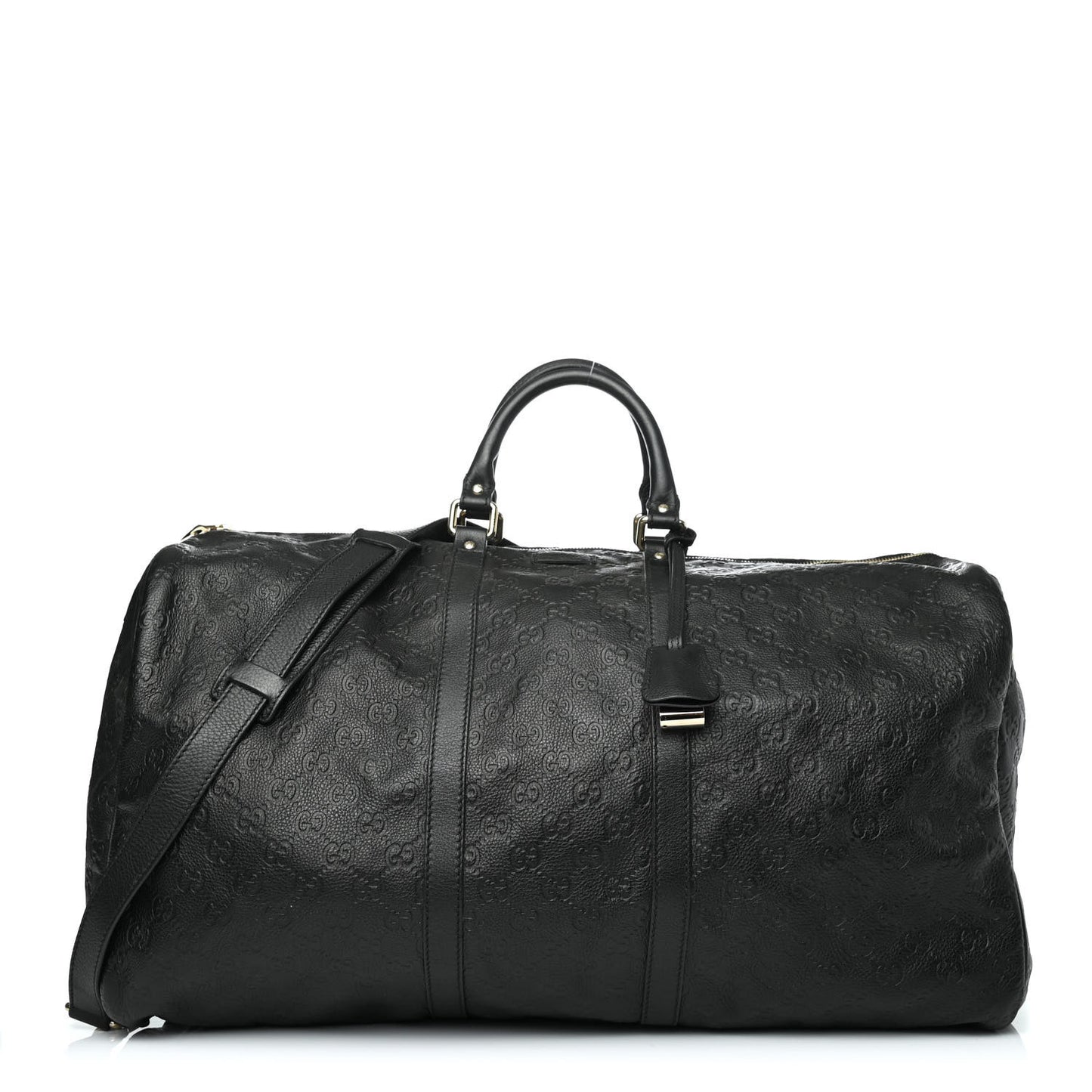 Guccissima Large Carry On Duffle Black