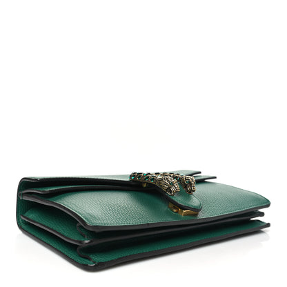 Gucci Pebbled Calfskin Small Dionysus Shoulder Bag Emerald 4 of 10