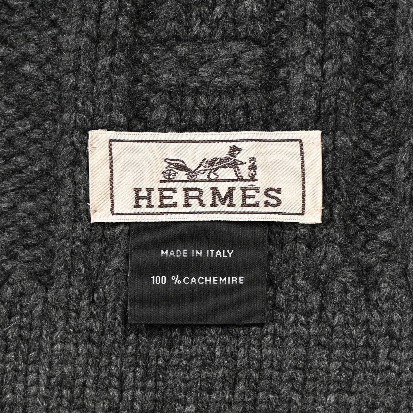 Cashmere Tri-Maillon Muffler Gris