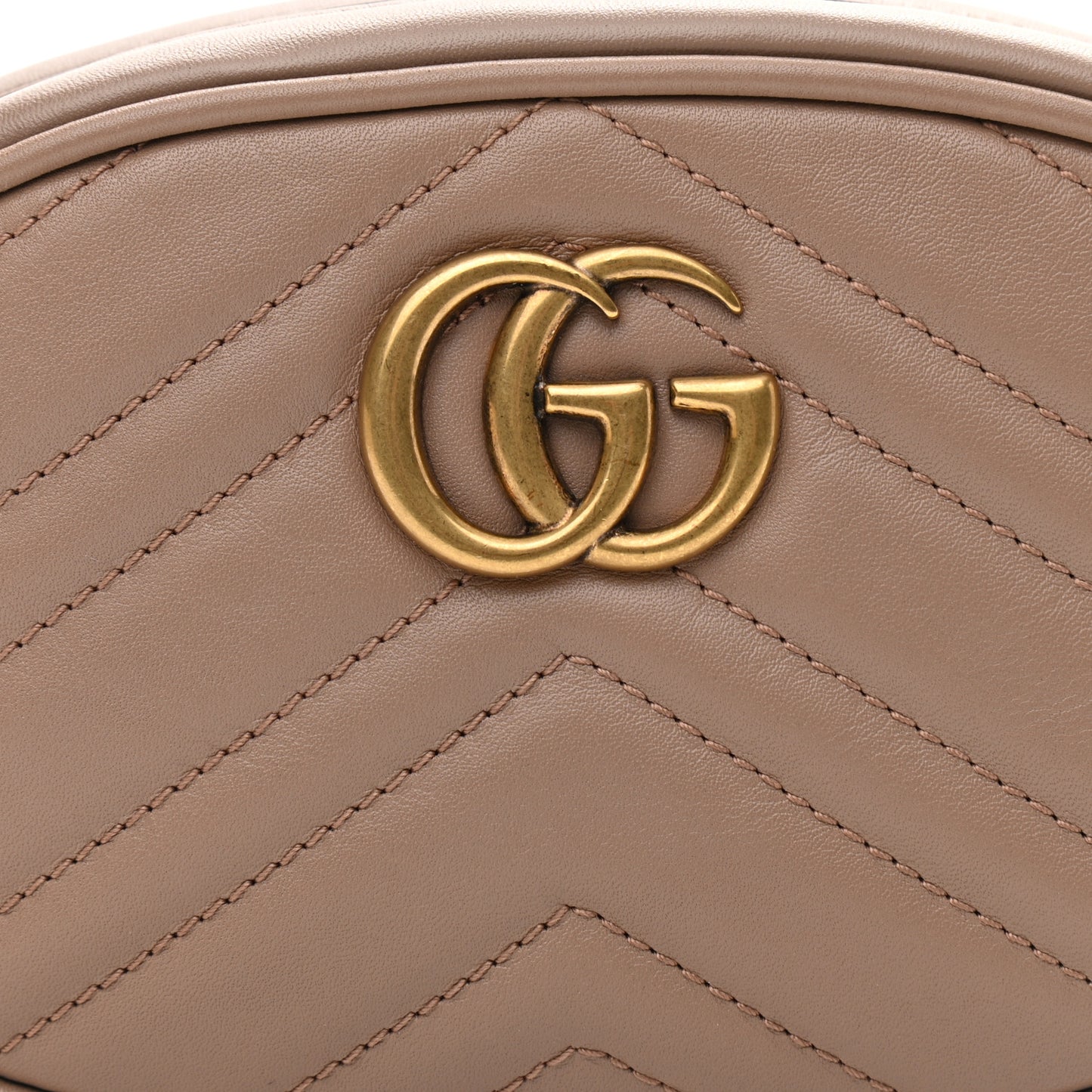 Calfskin Matelasse GG Marmont Belt Bag 85 34 Porcelain Rose