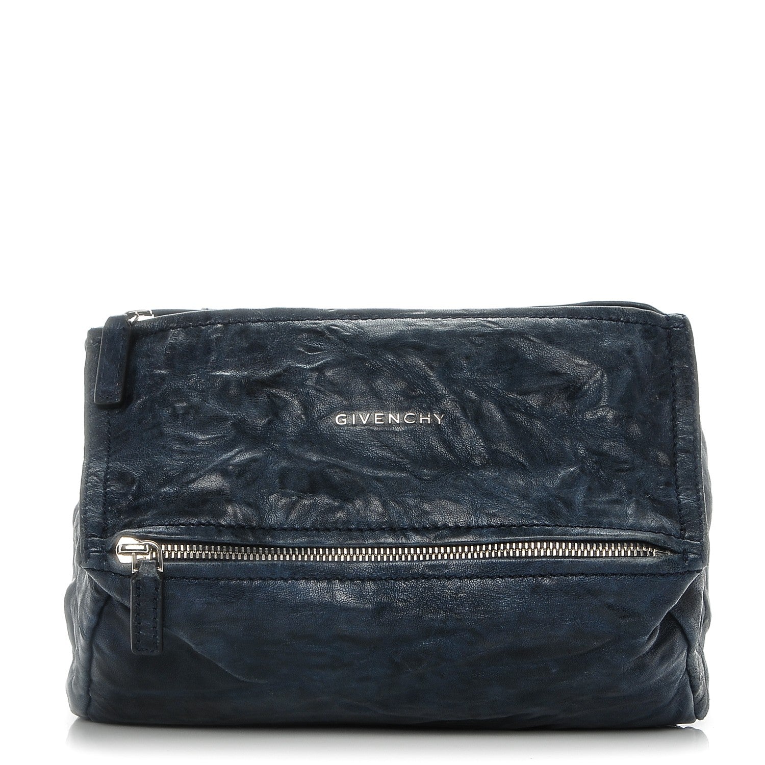Givenchy Tumbled Sheepskin Mini Pandora Navy 1 of 7