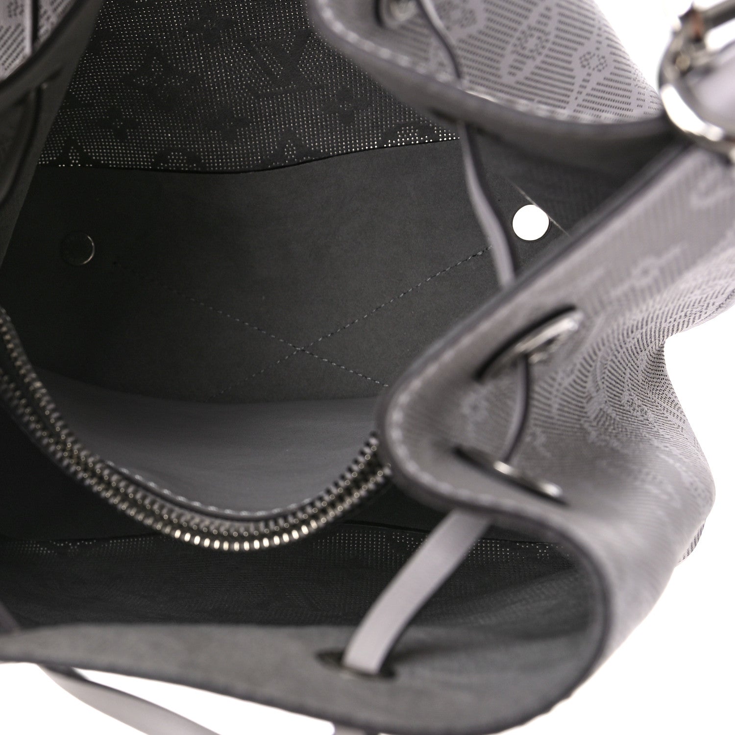 Louis Vuitton Reverse Mahina Muria Gris Souris Gray 5 of 7
