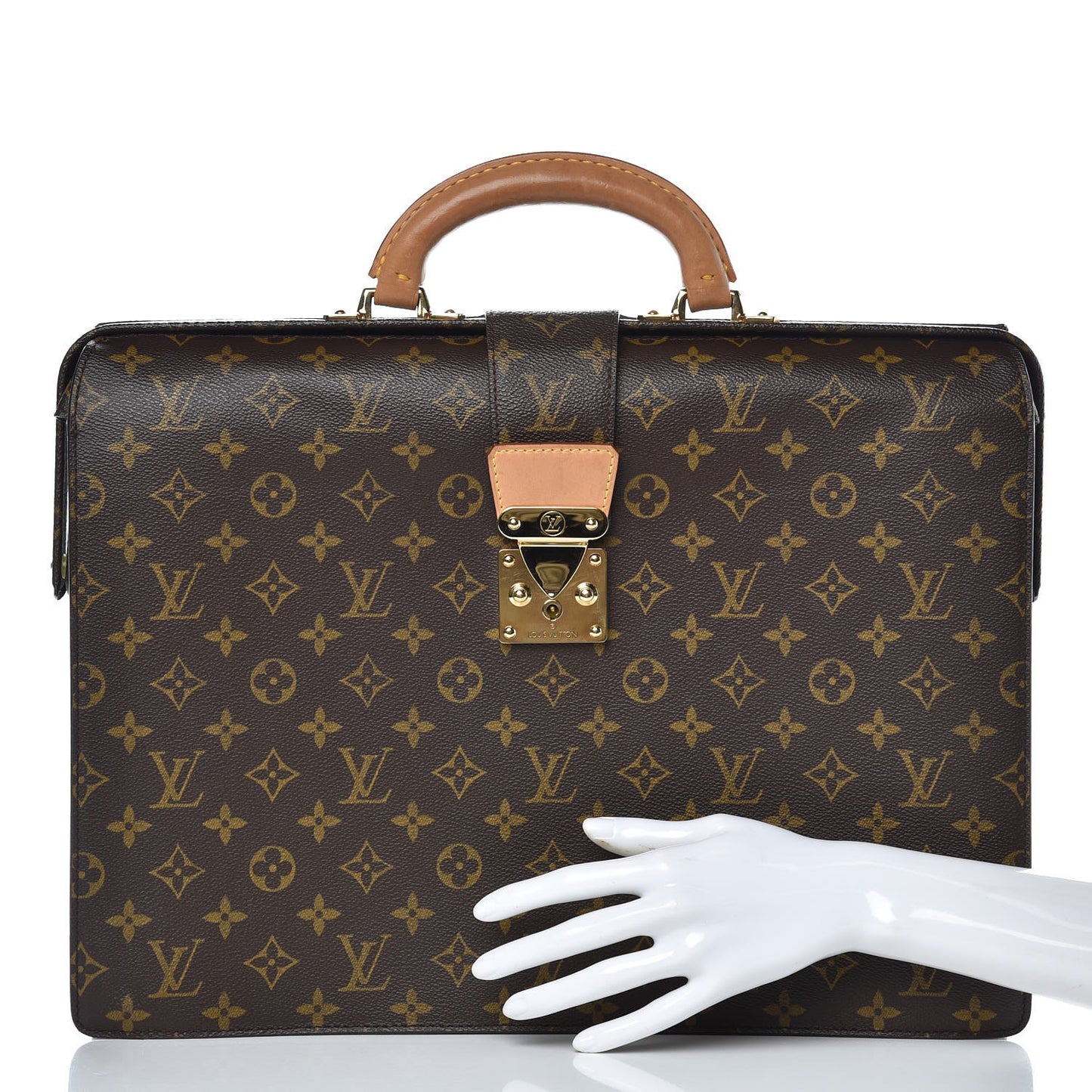 Monogram Serviette Fermoir NM Briefcase