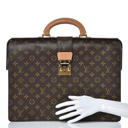 Louis Vuitton Monogram Serviette Fermoir NM Briefcase 2 of 11