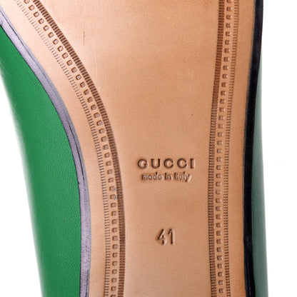 Gucci Malaga Kid Womens Jordaan Loafers 41 New Shamarock 16 of 20