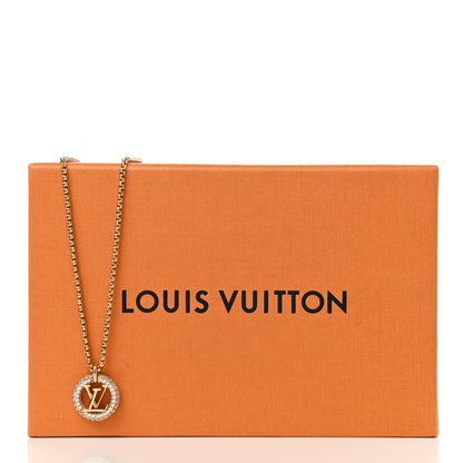 Louis Vuitton Metal Crystal Louise By Night Necklace 7 of 7
