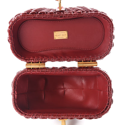 Dolce & Gabbana Painted Wicker Heart Box Rosso 4 of 9