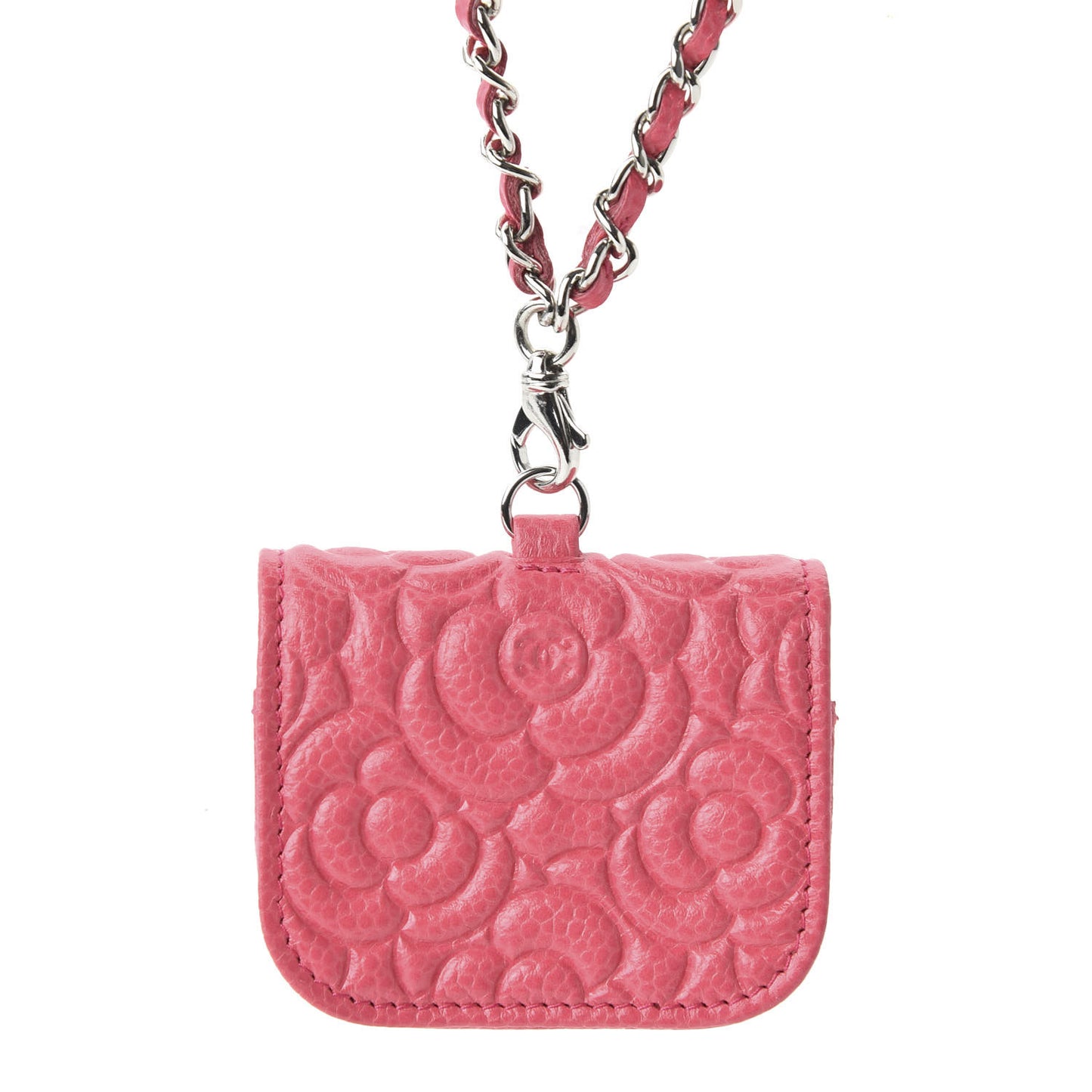 Caviar Camellia Embossed Airpods Pro Case Pink