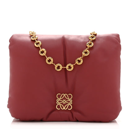 Loewe Lambskin Goya Puffer Bag Plumrose 1 of 11