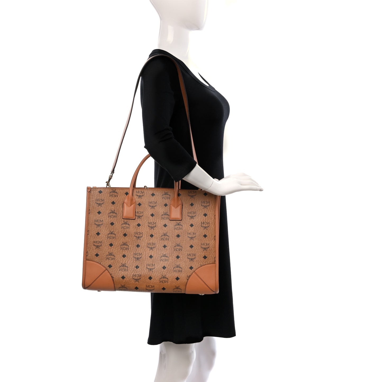 Visetos Large Munich Tote Cognac