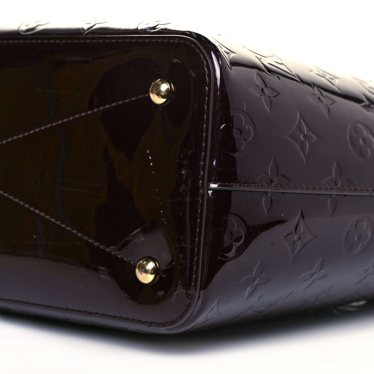 Louis Vuitton Vernis Long Beach MM Amarante 9 of 10