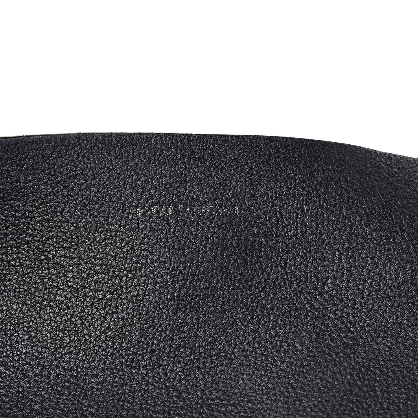 Calfskin Grommet Hobo Black