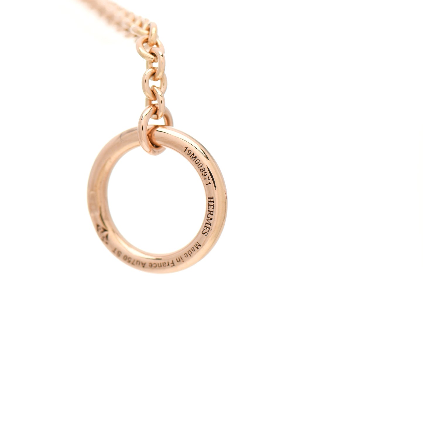 18K Rose Gold Diamond TPM Vertige Coeur Bracelet ST