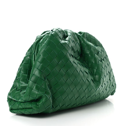 Bottega Veneta Nappa Maxi Intrecciato The Pouch Oversized Clutch Racing Green 4 of 8