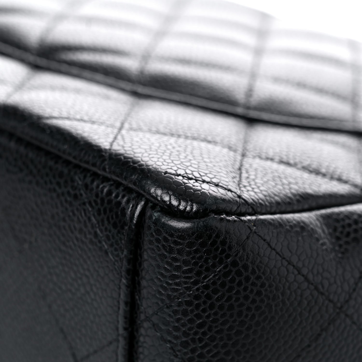 Chanel Caviar Quilted Maxi Double Flap Black 10 of 14