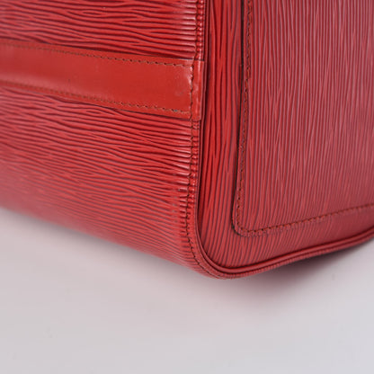 Louis Vuitton Epi Speedy 25 Castillan Red 11 of 12